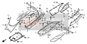 64432KRJD50ZE, Couvercle Lateral G. *GY1, Honda, 0